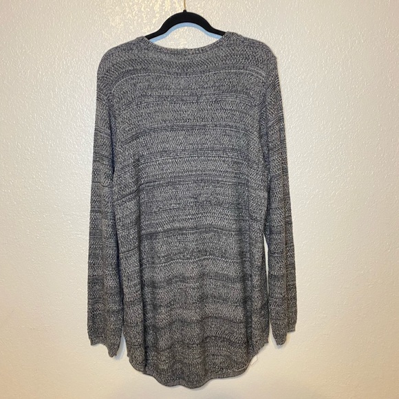 NWT Eight Eight Eight 100% Cotton Gray Sweater 2X - Picture 2 of 6